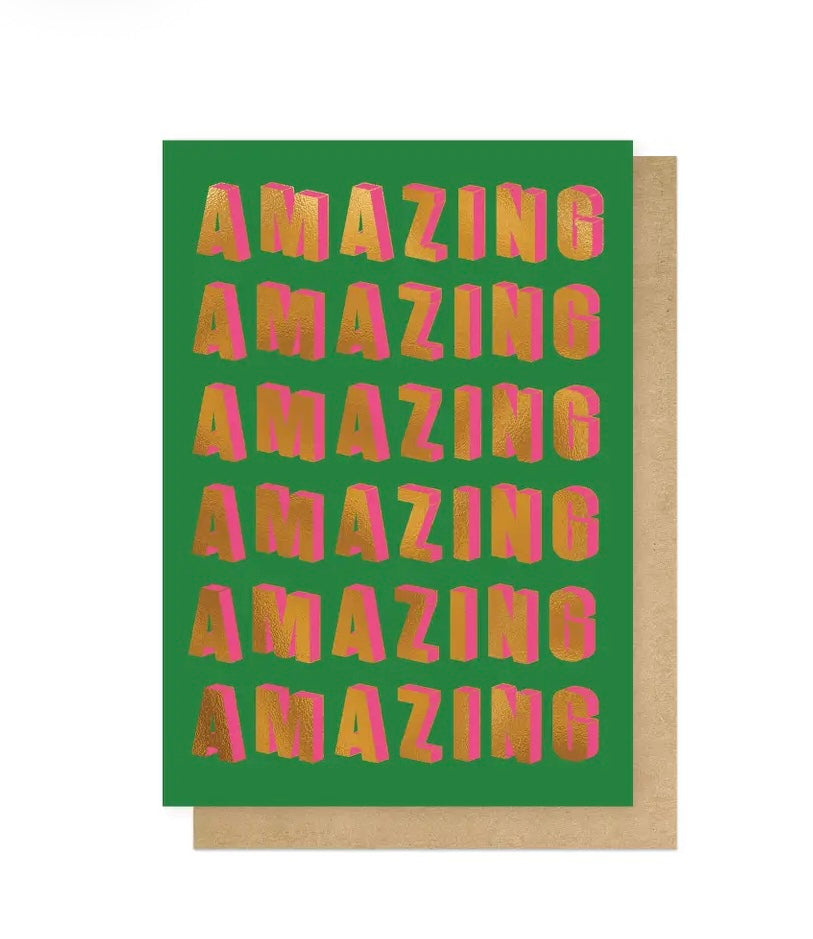 Amazing Amazing Amazing Card