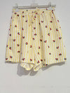 Cherry Cotton Gauze Printed Shorts