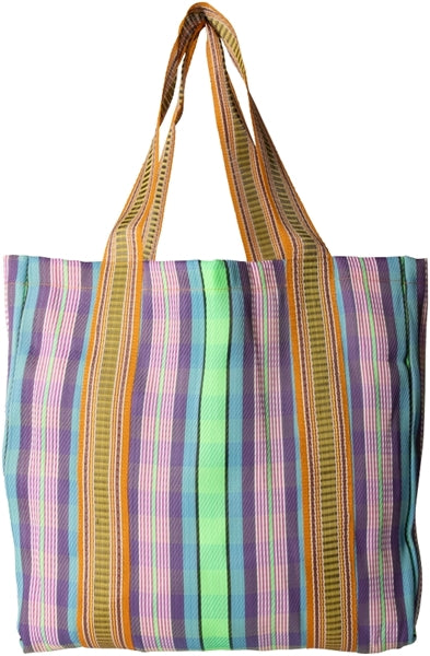Large Chequered Tote Bag