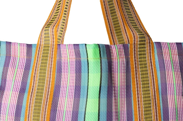 Large Chequered Tote Bag