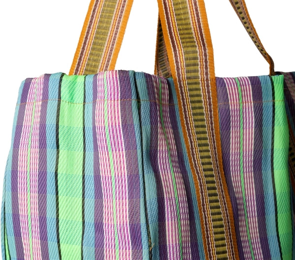Large Chequered Tote Bag