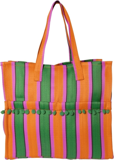 Melissa Striped Tote Bag