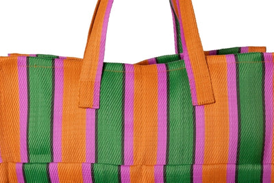 Melissa Striped Tote Bag