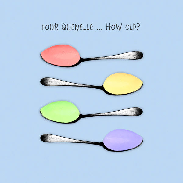 Four quenelle card