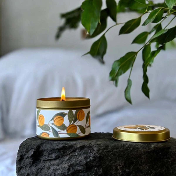 Lemon Tree Scented Candle Tin Aurina Pop UP Ltd