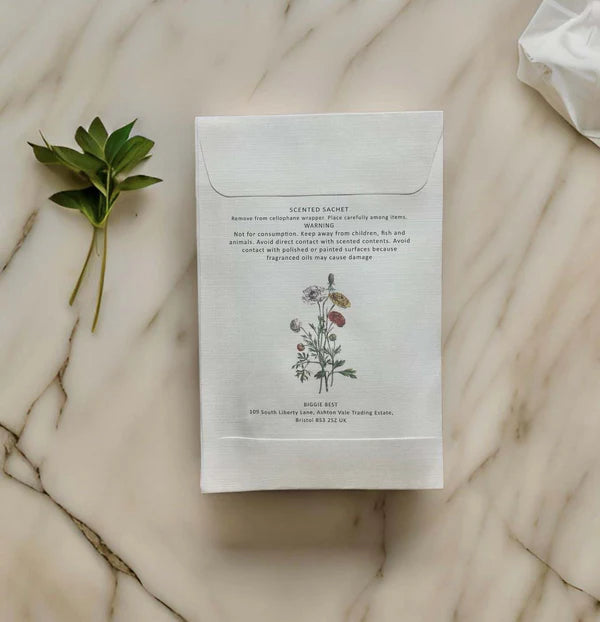 Large Scented Sachet- Lime, Basil and Mandarin Aurina Pop UP Ltd