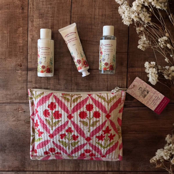 Pink Weekend Bag Set Aurina Pop UP Ltd