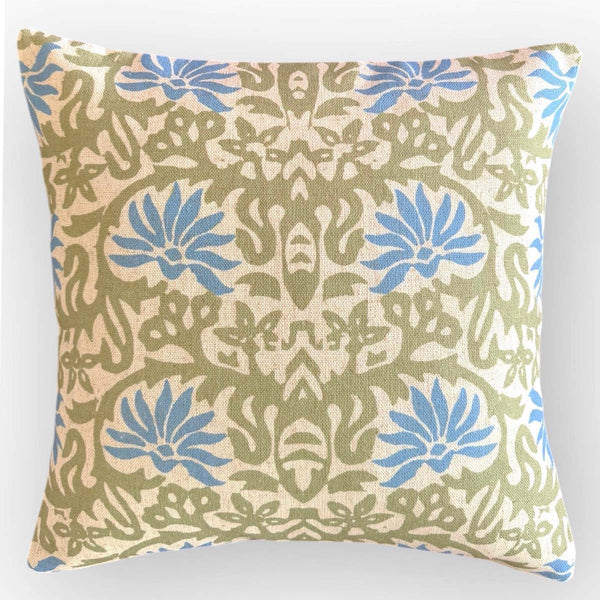 Memory Green and Blue Cushion