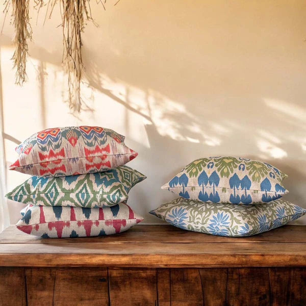 Memory Green and Blue Cushion