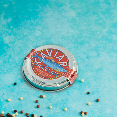 Large Chocolate Caviar Tin - The Chocolate Gift Company
