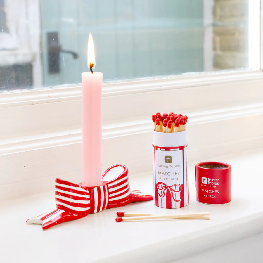 Red Bow Small Matches