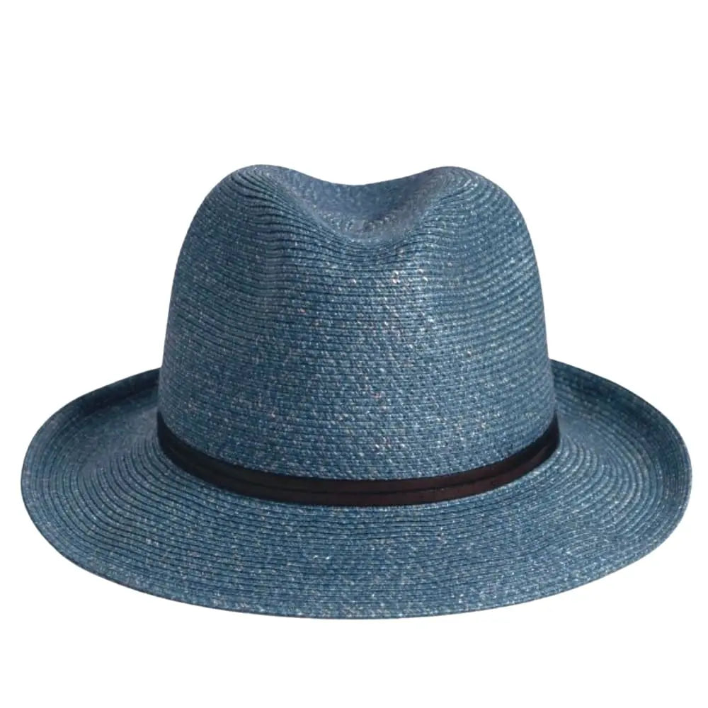 Leather Band Fedora Aurina Ltd