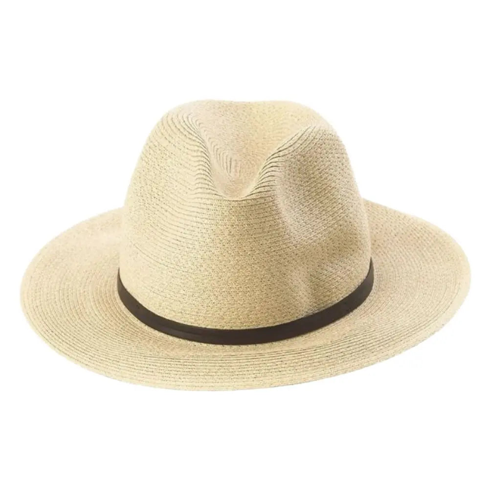 Leather Band Fedora Aurina Ltd