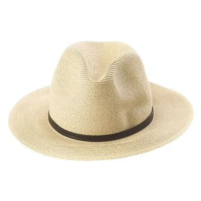 Leather Band Fedora Aurina Ltd