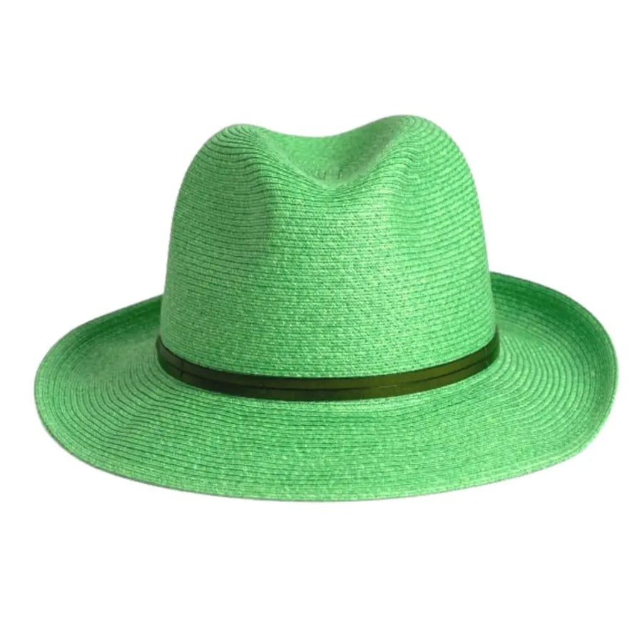 Leather Band Fedora Aurina Ltd