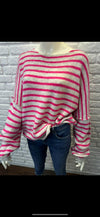 Striped Sloppy Jumper