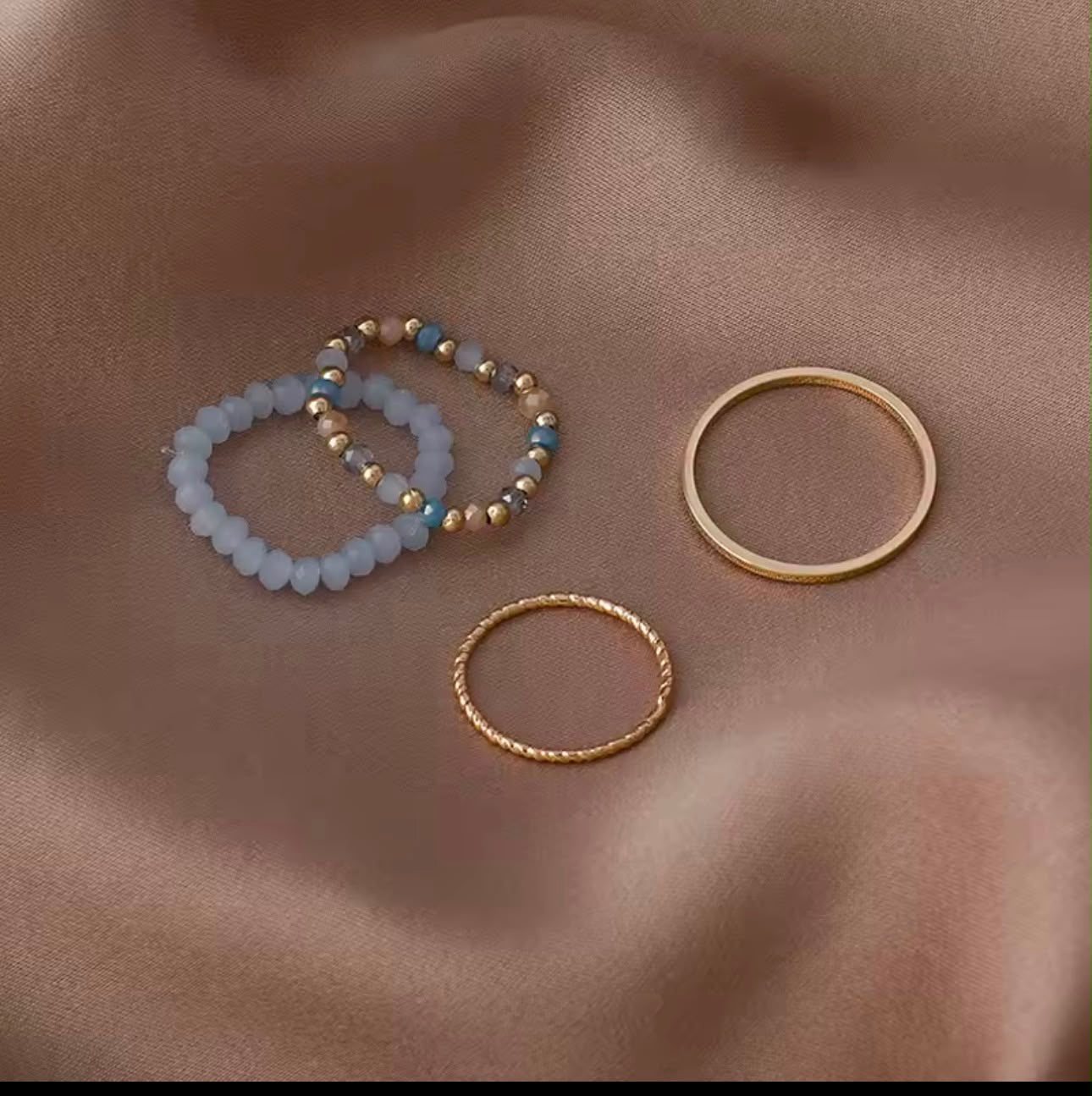 Four Beaded Rings