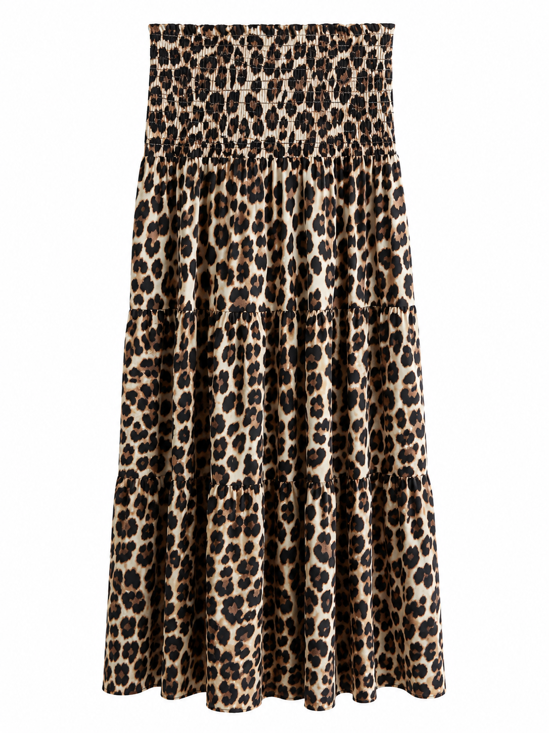 Leopard maxi skirt