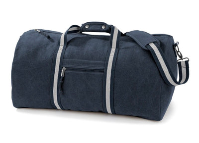 Personalised Vintage Canvas Weekend Bag