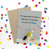 Me Time Birthday Card