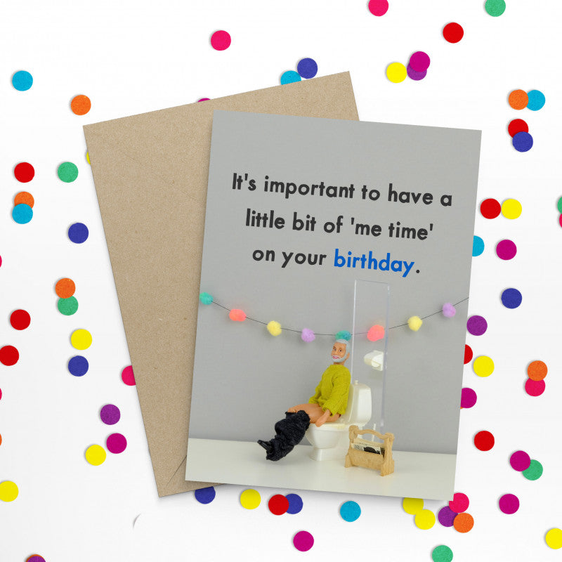 Me Time Birthday Card Aurina Ltd