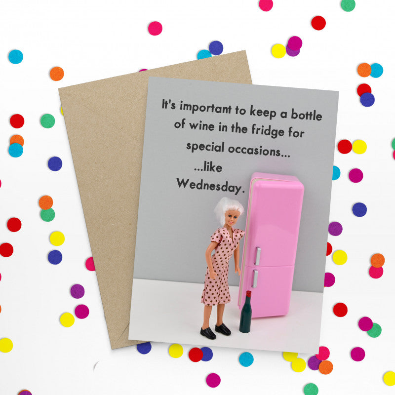 Wine Wednesday Card