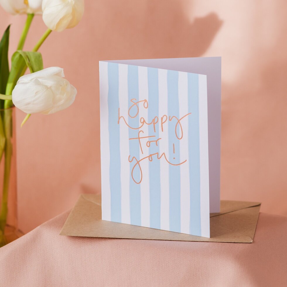 So Happy For You Card Aurina Ltd