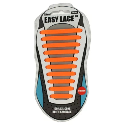 Easy Lace Shoe Laces - Orange