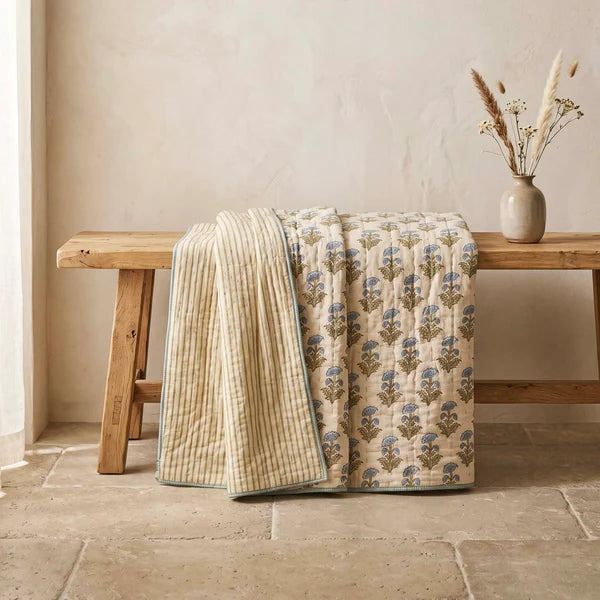 Taiko Kantha Bed Spread