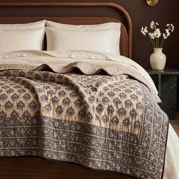Peta Kantha Bed Spread