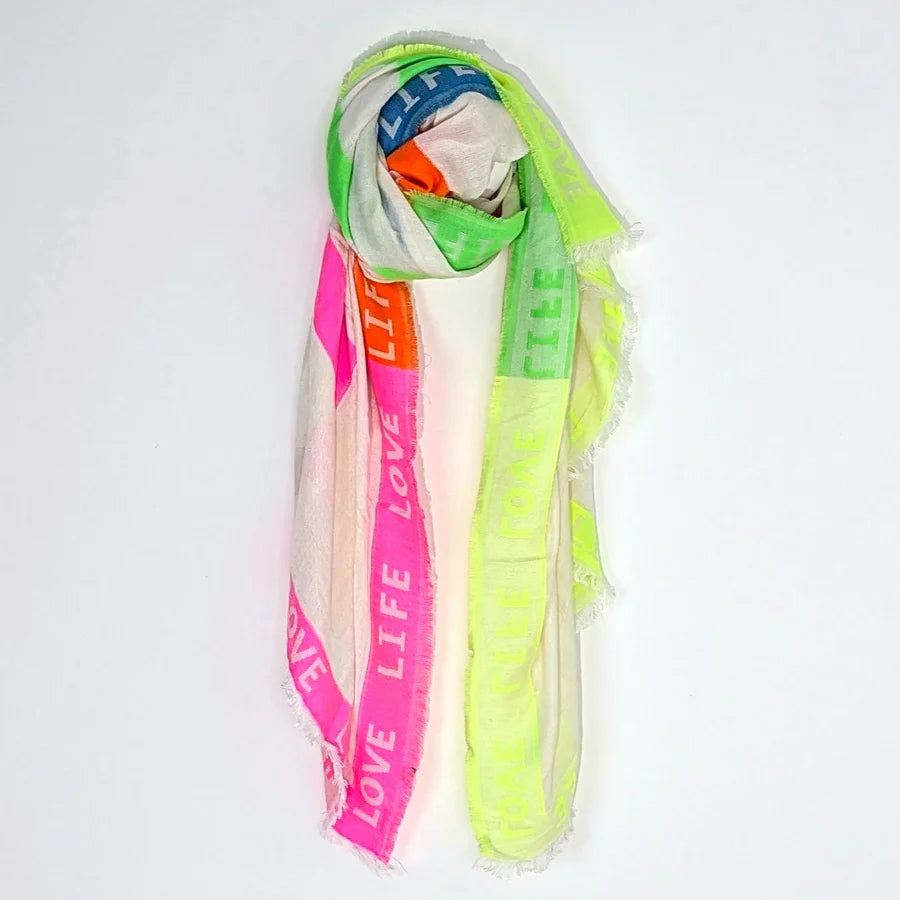 Happy Double Layered Scarf