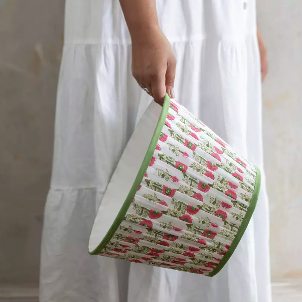 Pushpa Pleated Lampshade Aurina Pop UP Ltd