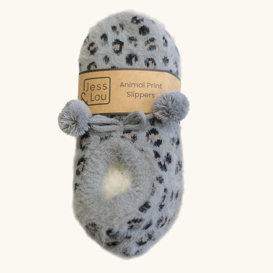 Ladies Leopard Slipper