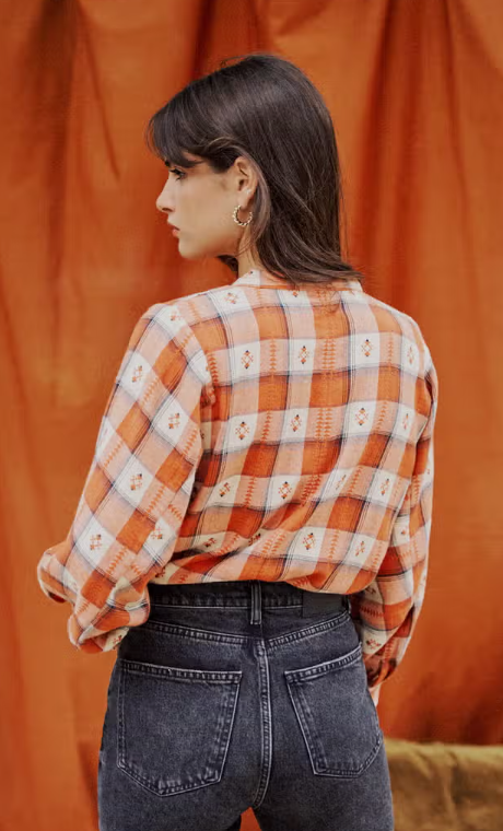 Gelina Plaid Shirt