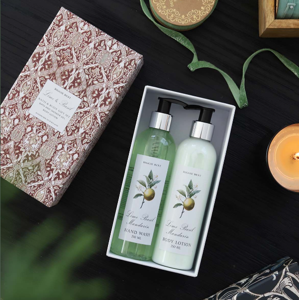 Lime and Basil Bath & Body Gift Set