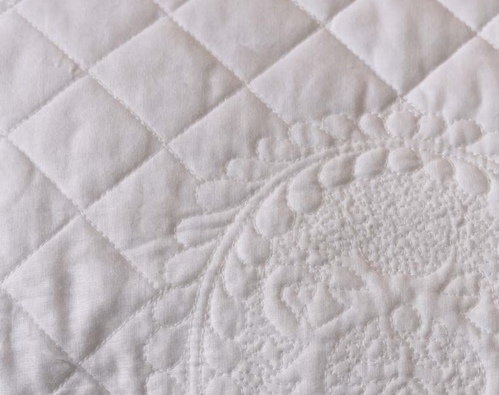 Vintage Style White Eiderdown