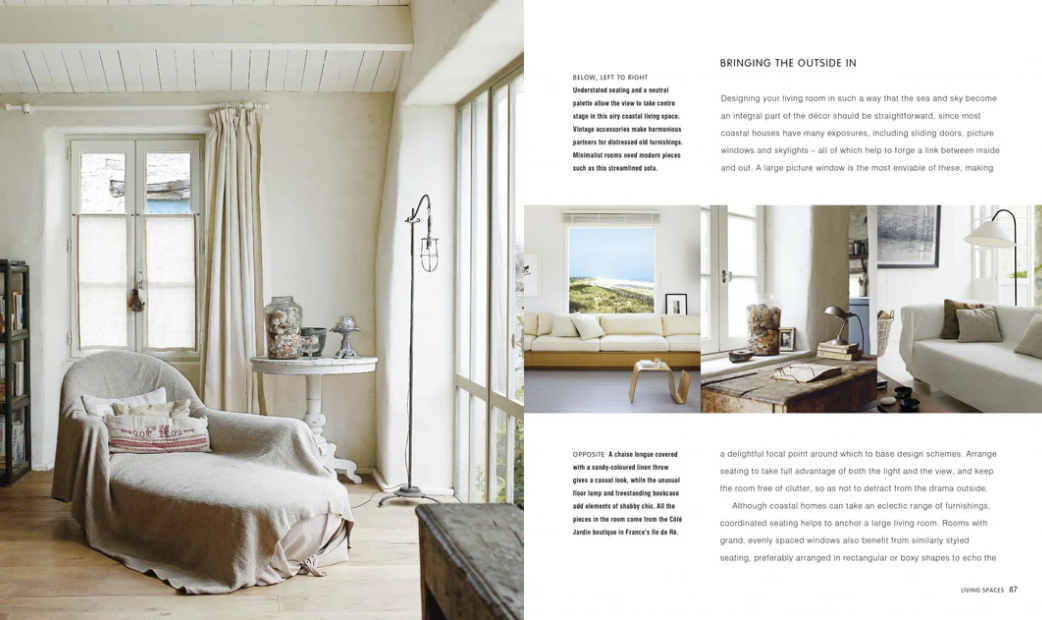 Coastal Blues - Home Decorating Ideas Inspired by Seaside Living