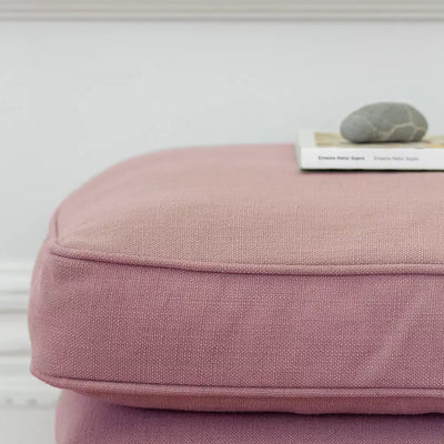 Thornham Powder Pink Footstool Aurina Pop UP Ltd