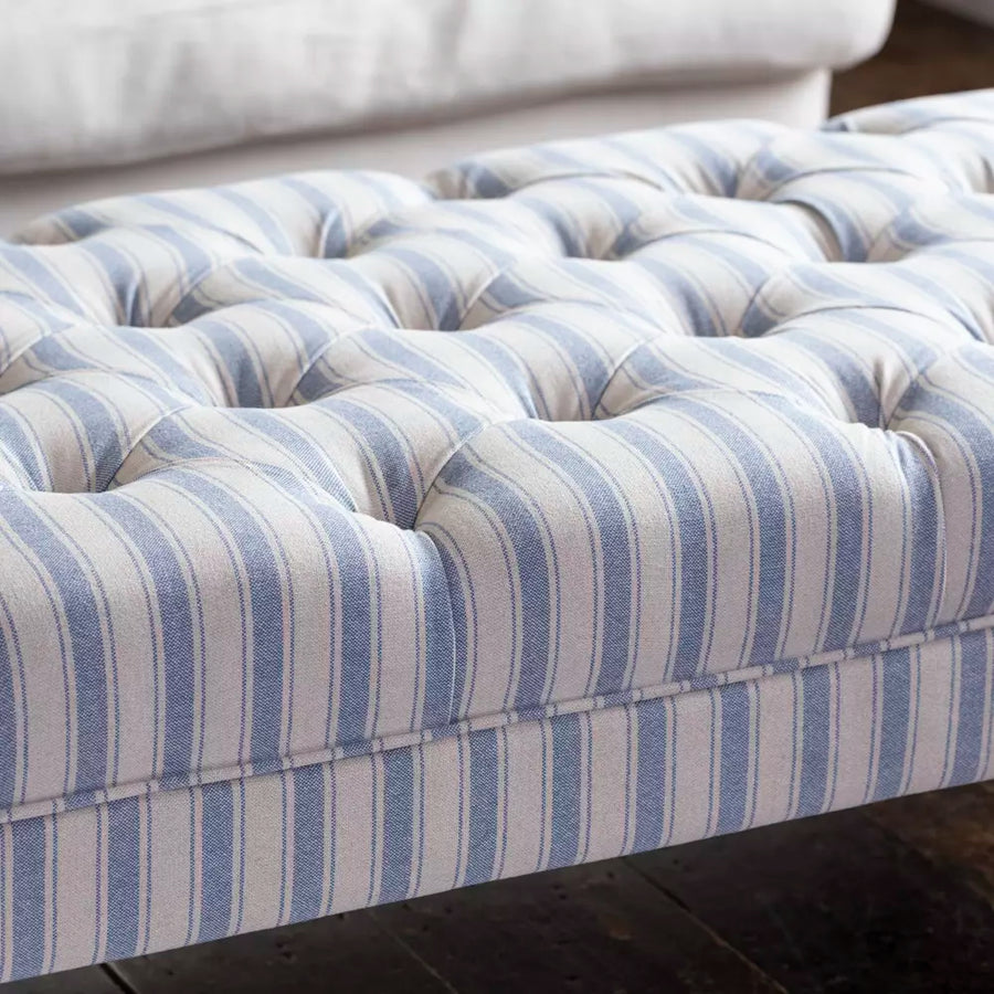 Holkham Stripe Ottoman
