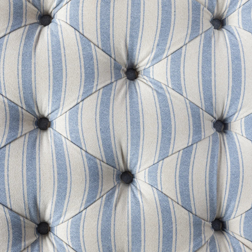 Holkham Stripe Ottoman Aurina Pop UP Ltd