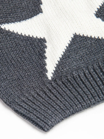 Dark Grey Star Beanie
