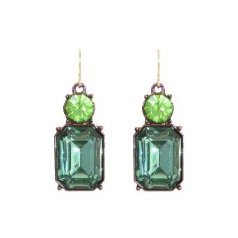 Vintage Gem Drop Earrings