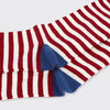 Hector Mens Stripe Sock -Royal Blue/Red