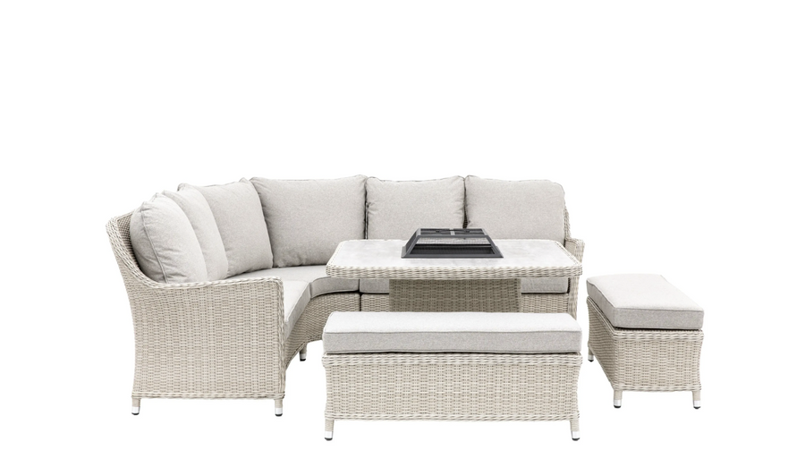 Holme Corner Dining Set with Firepit