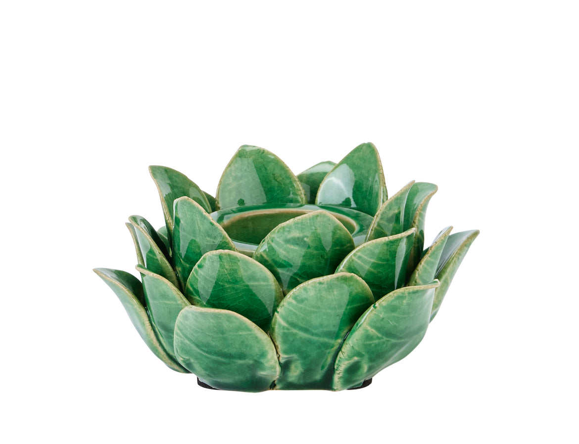 Globe Green Artichoke Tea Light Holder