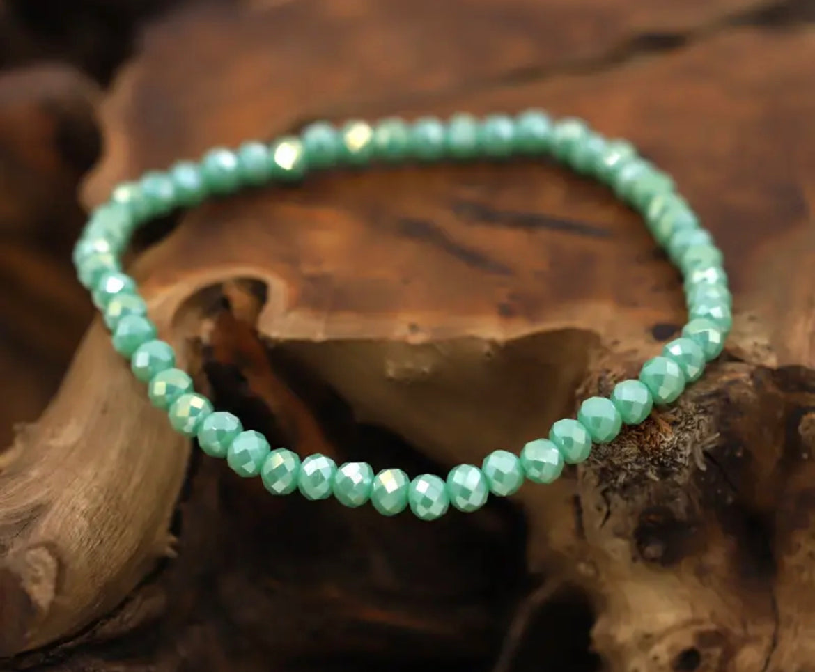 Sea Green Gem Bracelet Aurina Ltd