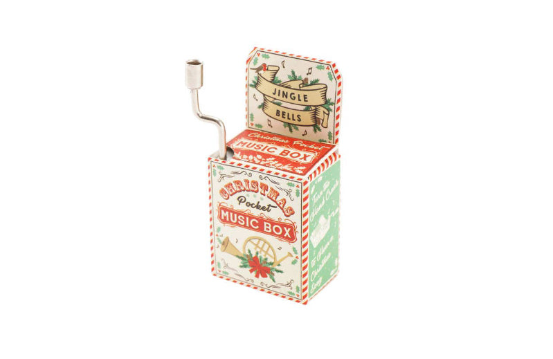 White Christmas Mini Music Box