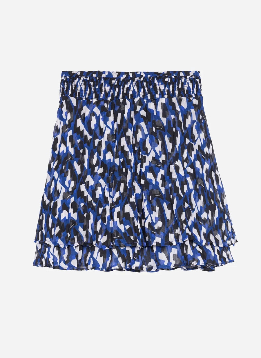 Roxana Blue Mini Skirt Aurina Ltd