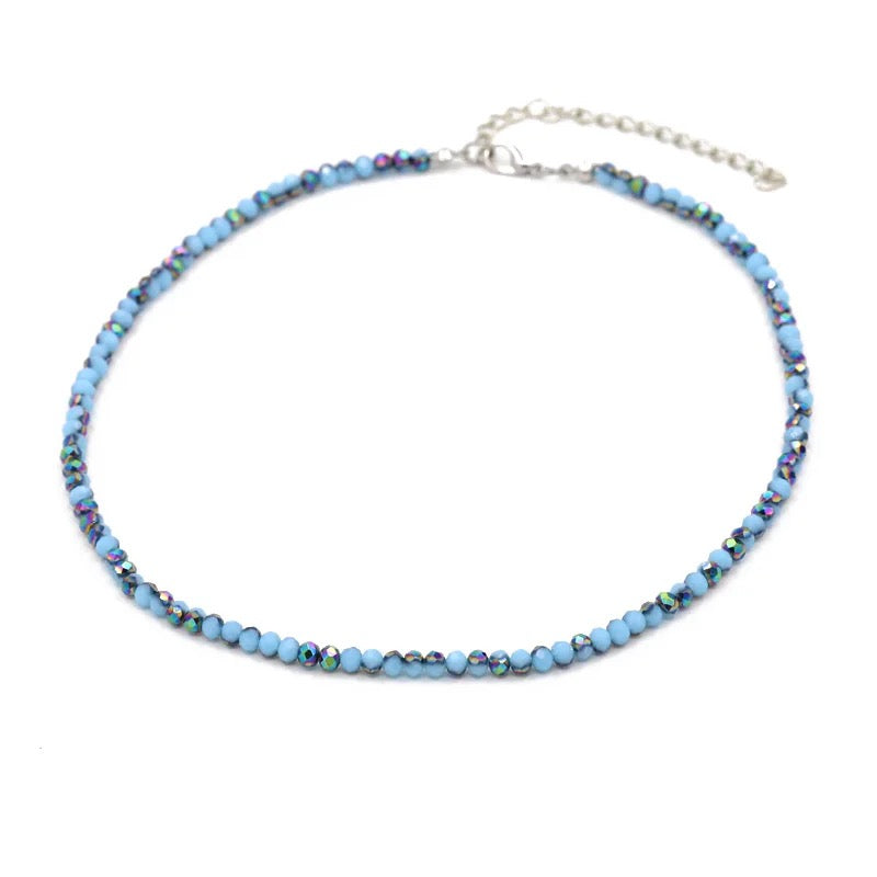 Ocean Blues Gem Necklace