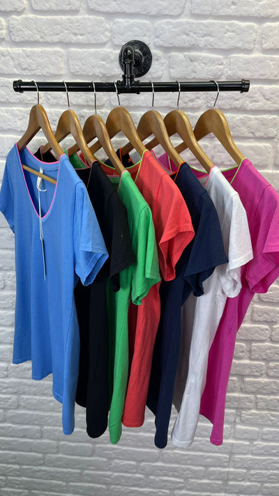 Neon Trim T shirt